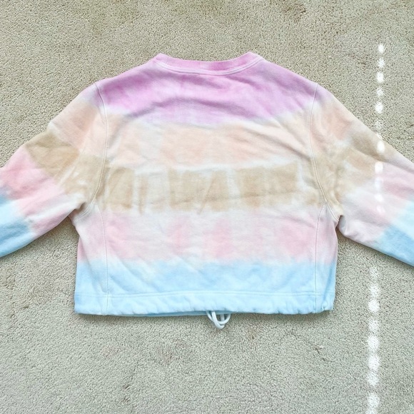 Victoria’s Secret PINK cropped college crew sweatshirt xs - Picture 4 of 6